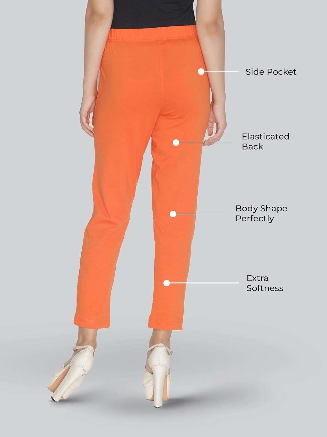 Lyra Women's Regular-Fit Cotton-Spandex Pants - Image 59