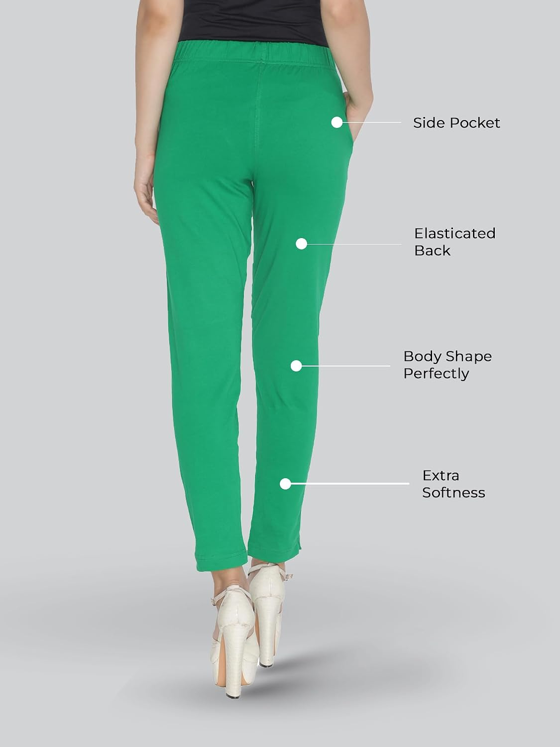 Lyra Women's Regular-Fit Cotton-Spandex Pants - Image 64