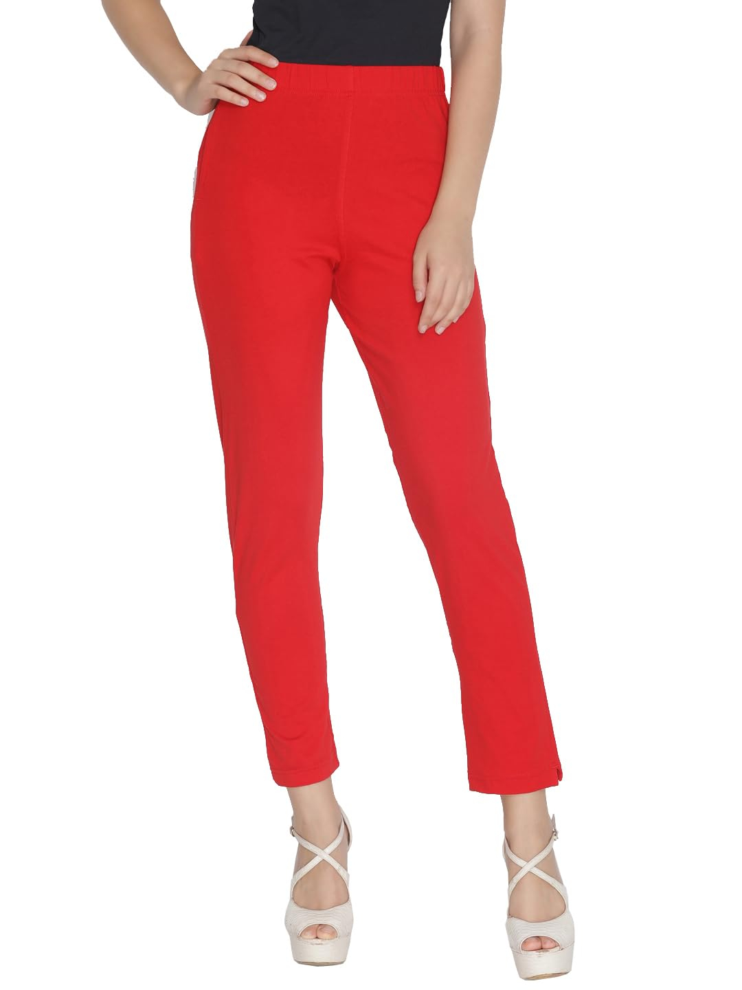 Lyra Women's Regular-Fit Cotton-Spandex Pants - Image 74