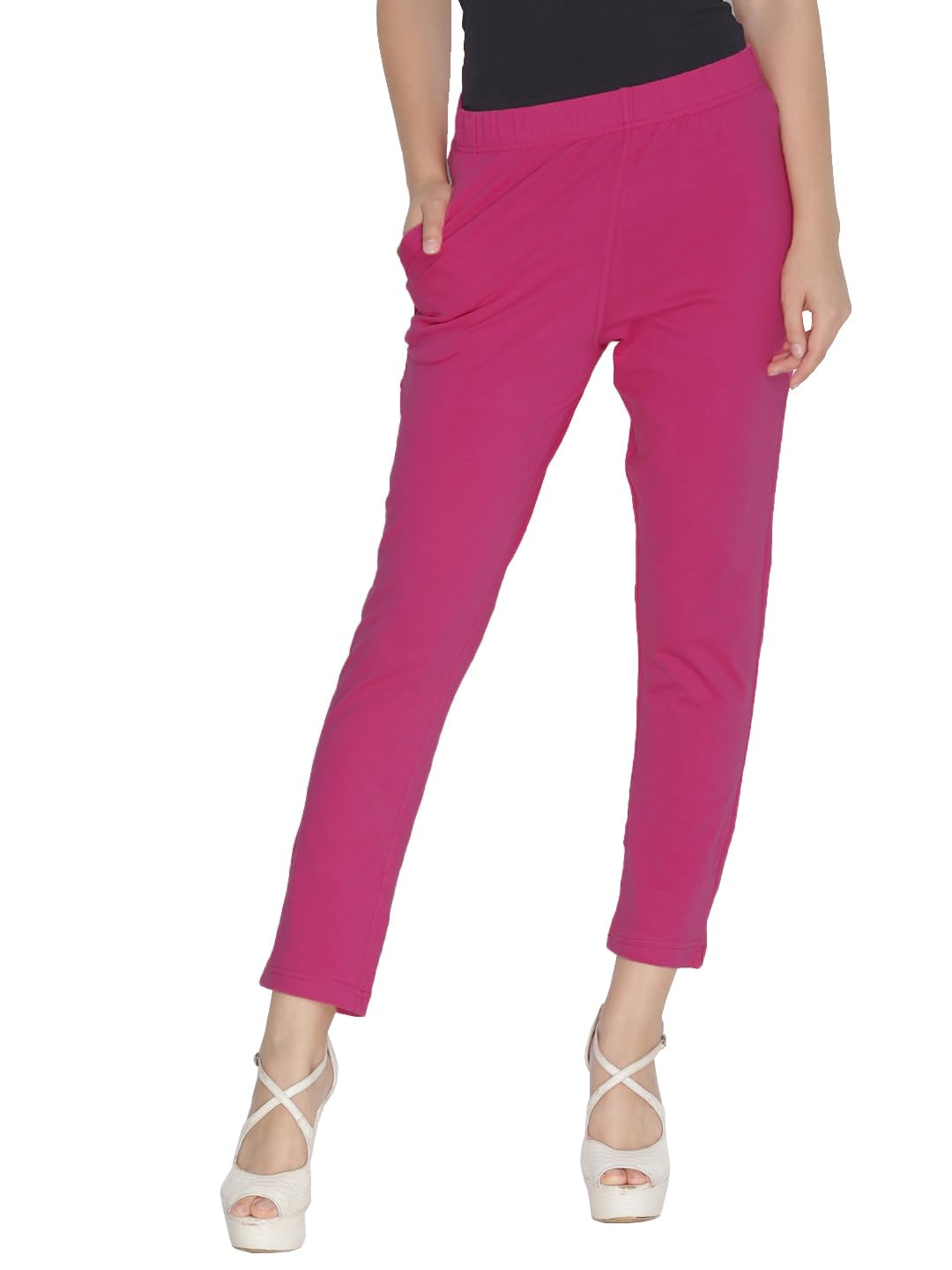 Lyra Women's Regular-Fit Cotton-Spandex Pants - Image 79