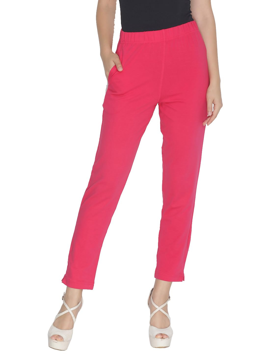 Lyra Women's Regular-Fit Cotton-Spandex Pants - Image 95