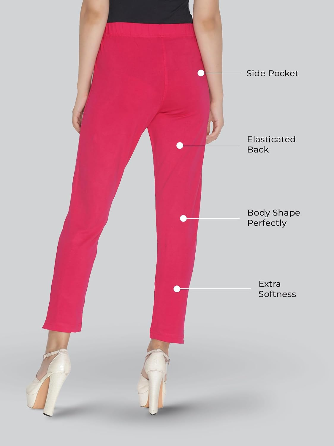 Lyra Women's Regular-Fit Cotton-Spandex Pants - Image 96