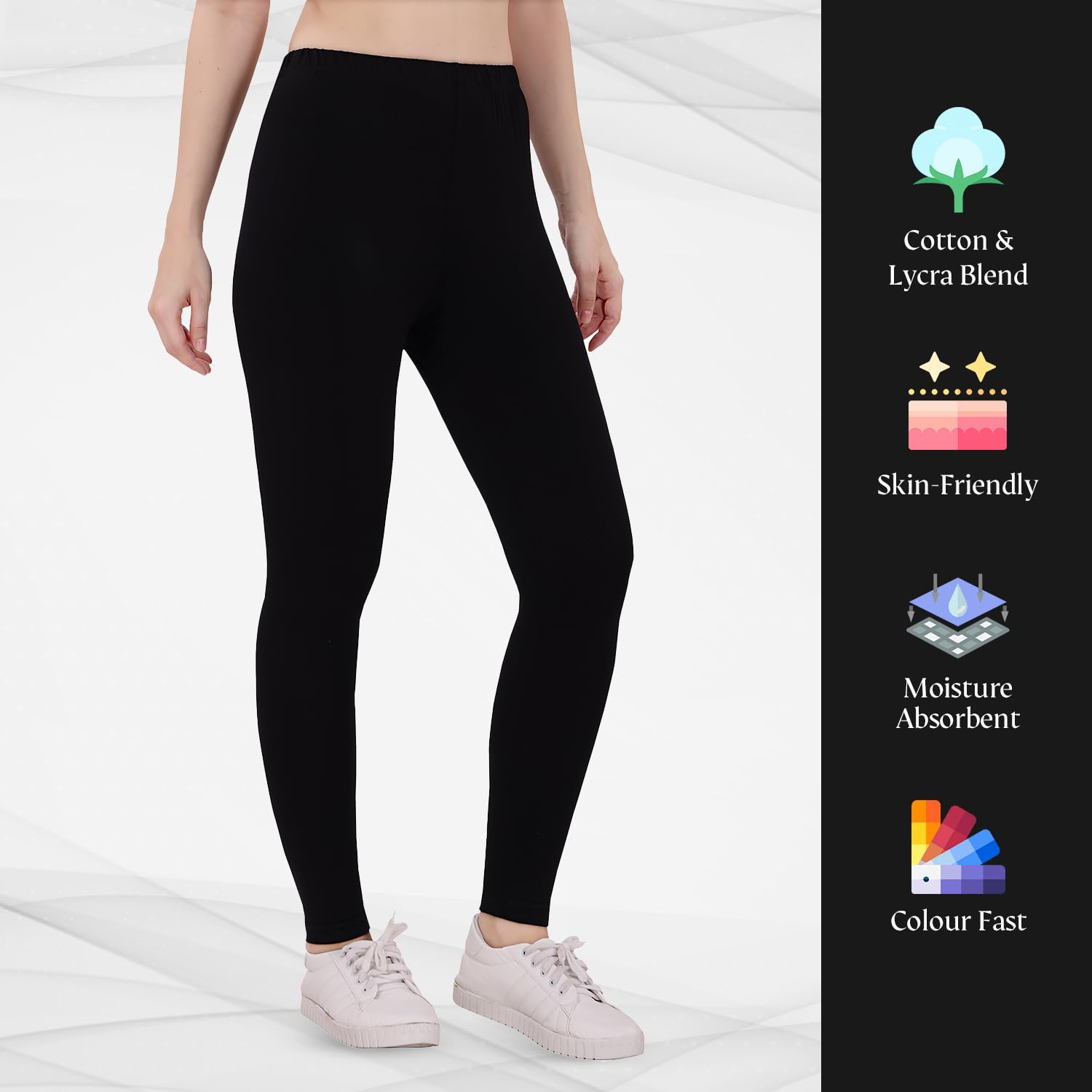 TRASA Women's Skinny-Fit Ankle Leggings - Image 4