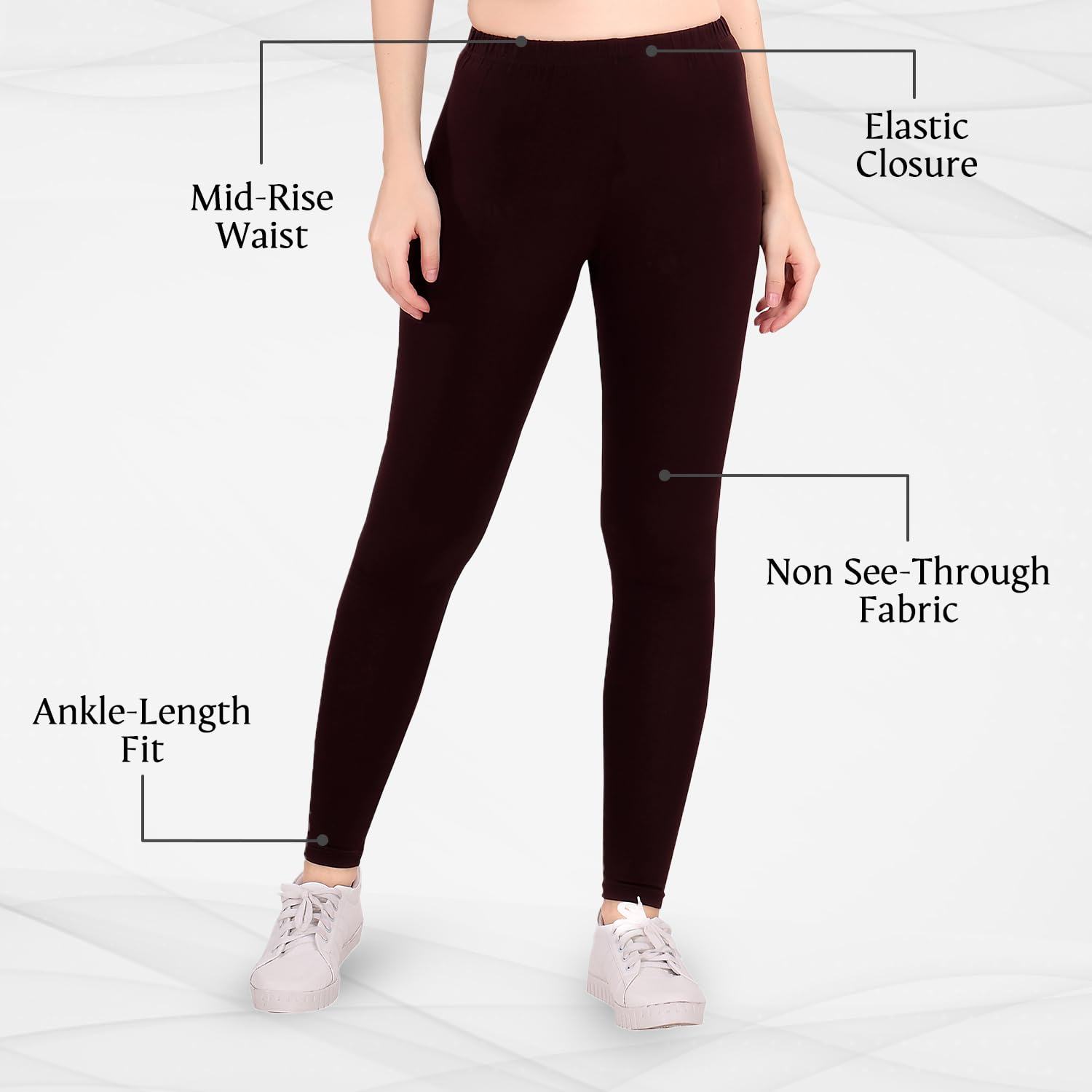 TRASA Women's Skinny-Fit Ankle Leggings - Image 21