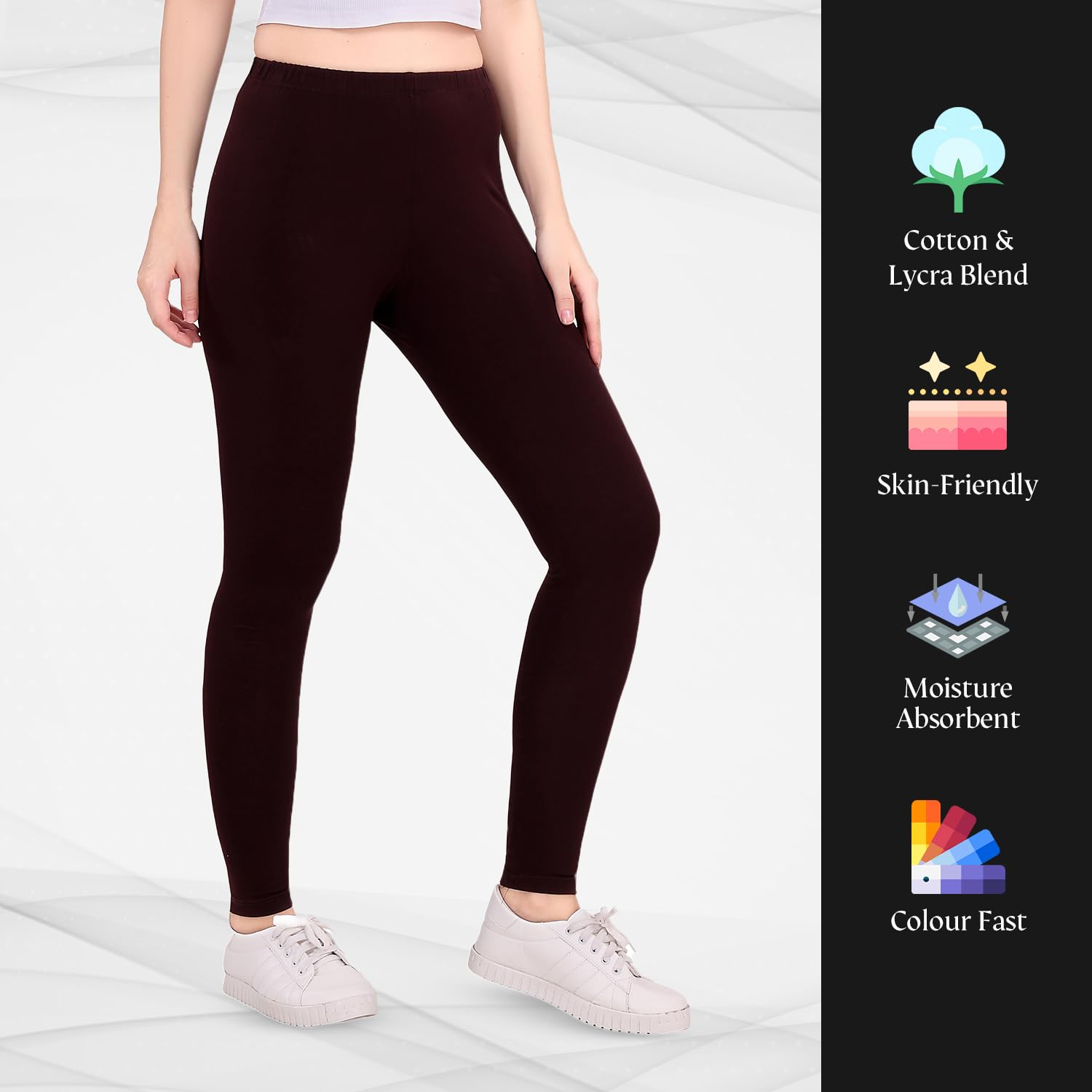 TRASA Women's Skinny-Fit Ankle Leggings - Image 22
