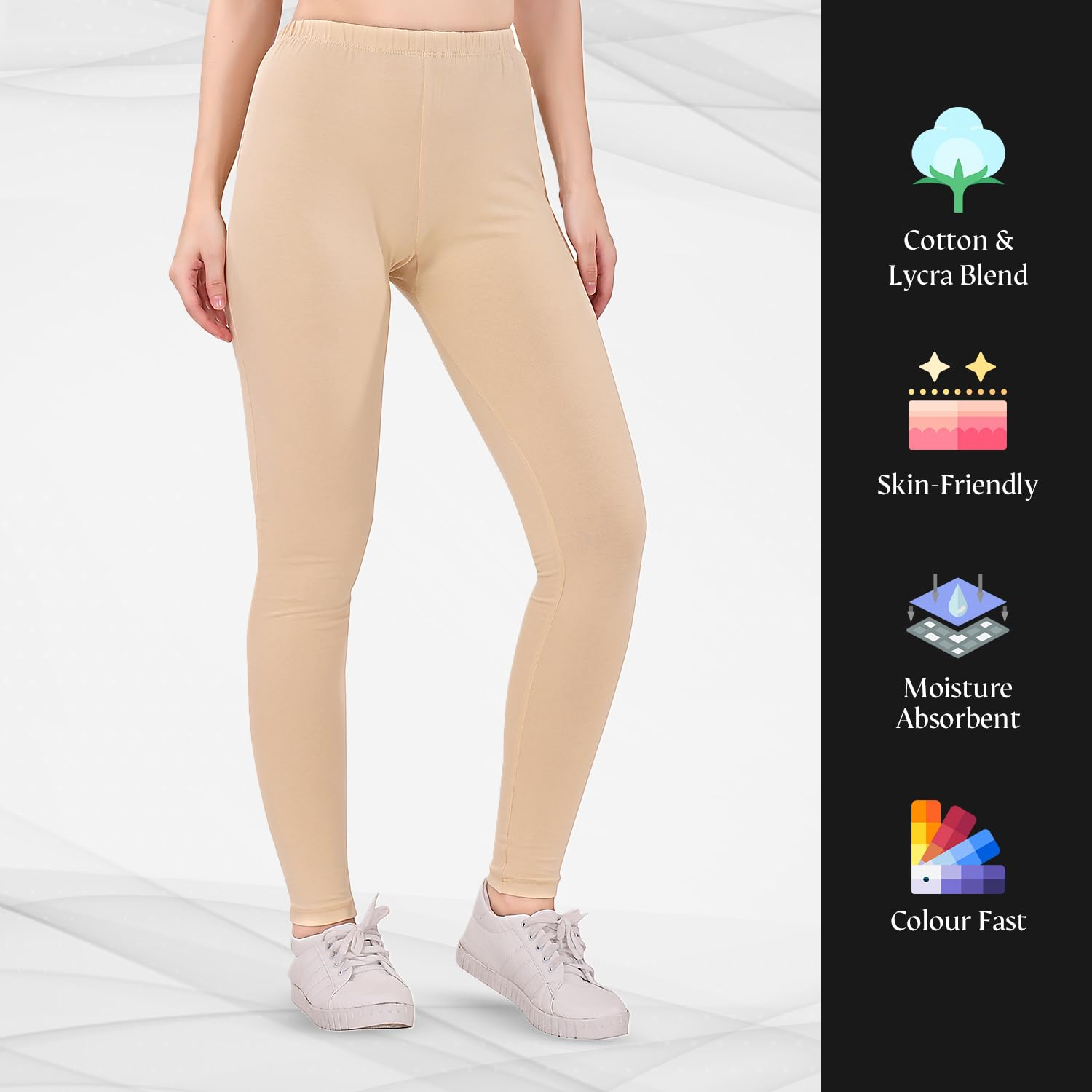TRASA Women's Skinny-Fit Ankle Leggings - Image 57