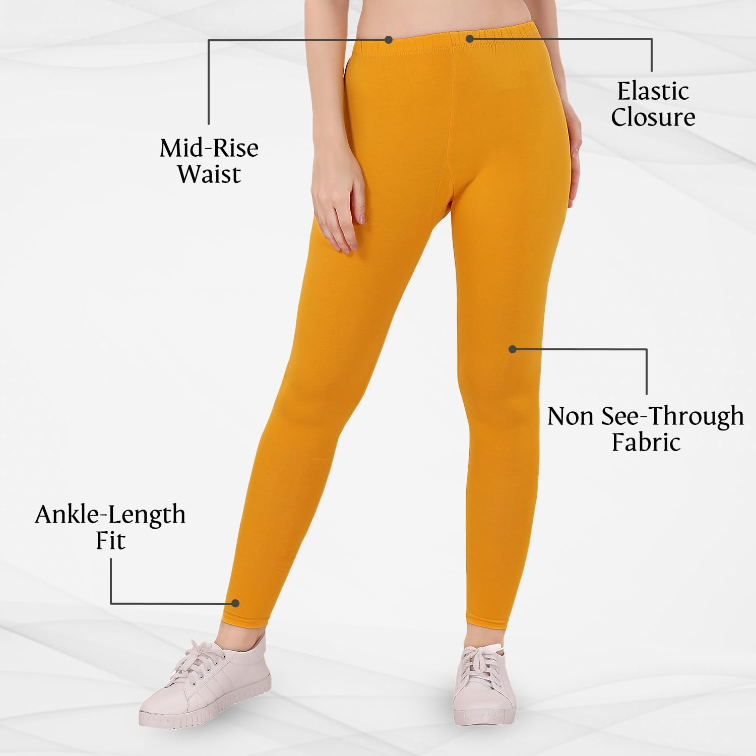 TRASA Women's Skinny-Fit Ankle Leggings - Image 73