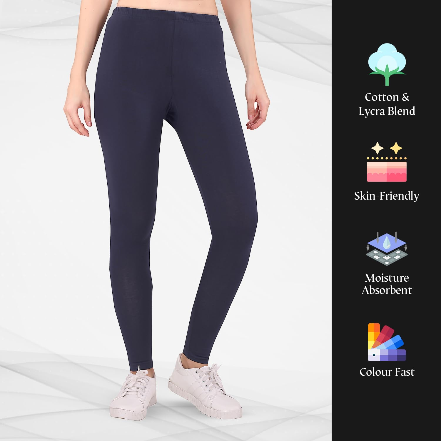 TRASA Women's Skinny-Fit Ankle Leggings - Image 82