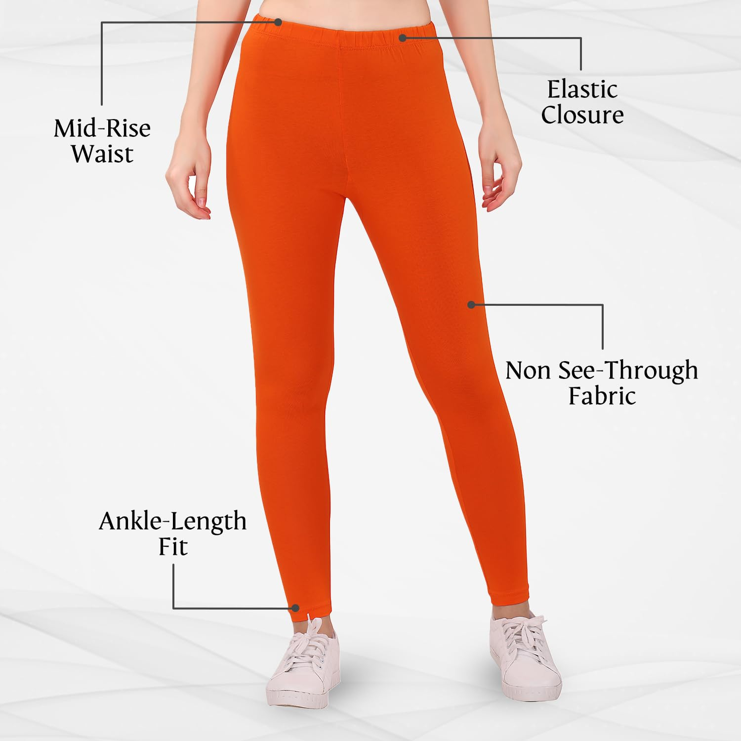 TRASA Women's Skinny-Fit Ankle Leggings - Image 90