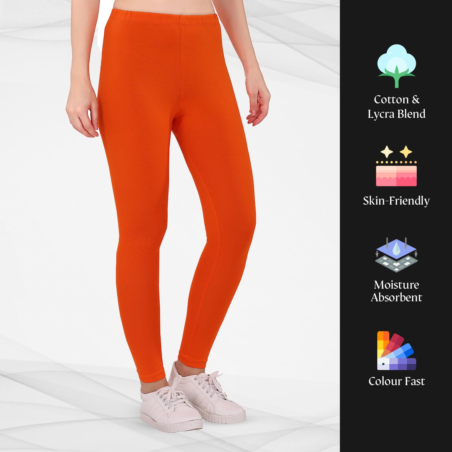 TRASA Women's Skinny-Fit Ankle Leggings - Image 91