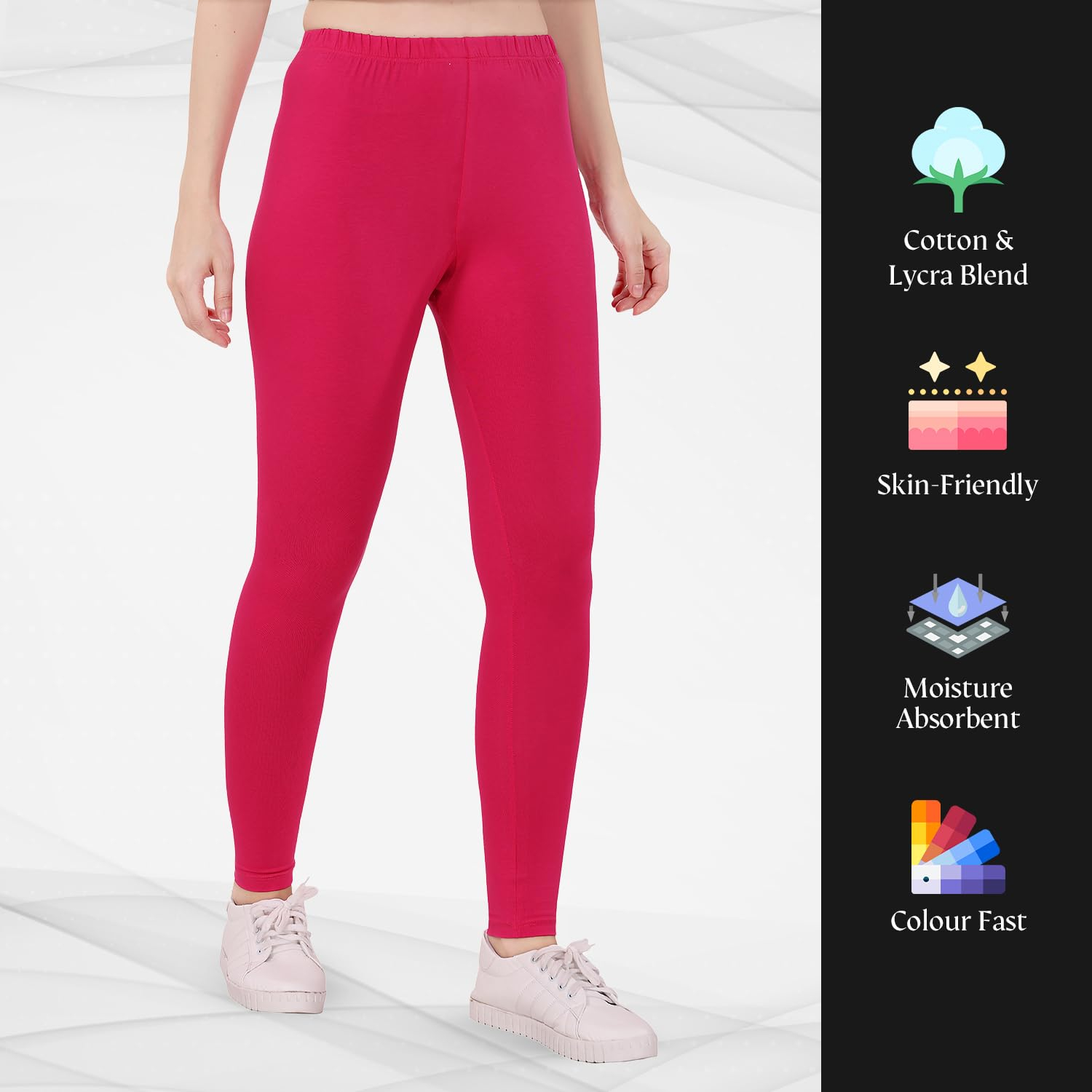 TRASA Women's Skinny-Fit Ankle Leggings - Image 109
