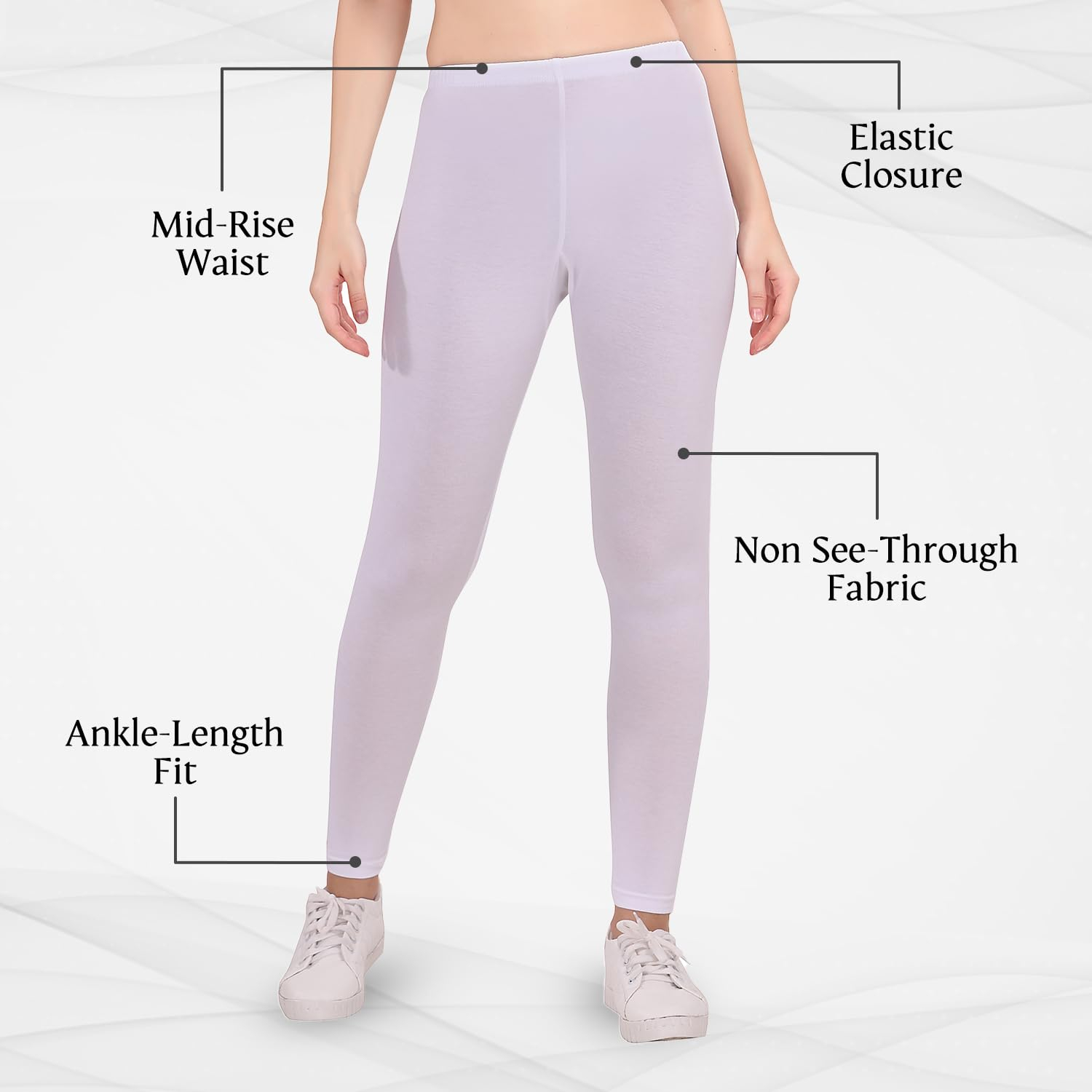 TRASA Women's Skinny-Fit Ankle Leggings - Image 117