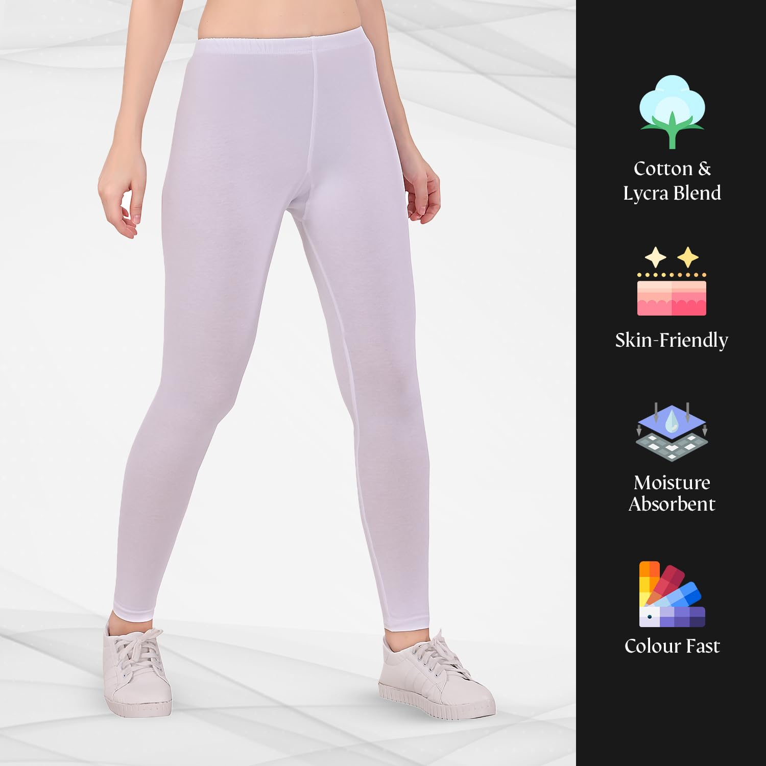 TRASA Women's Skinny-Fit Ankle Leggings - Image 118