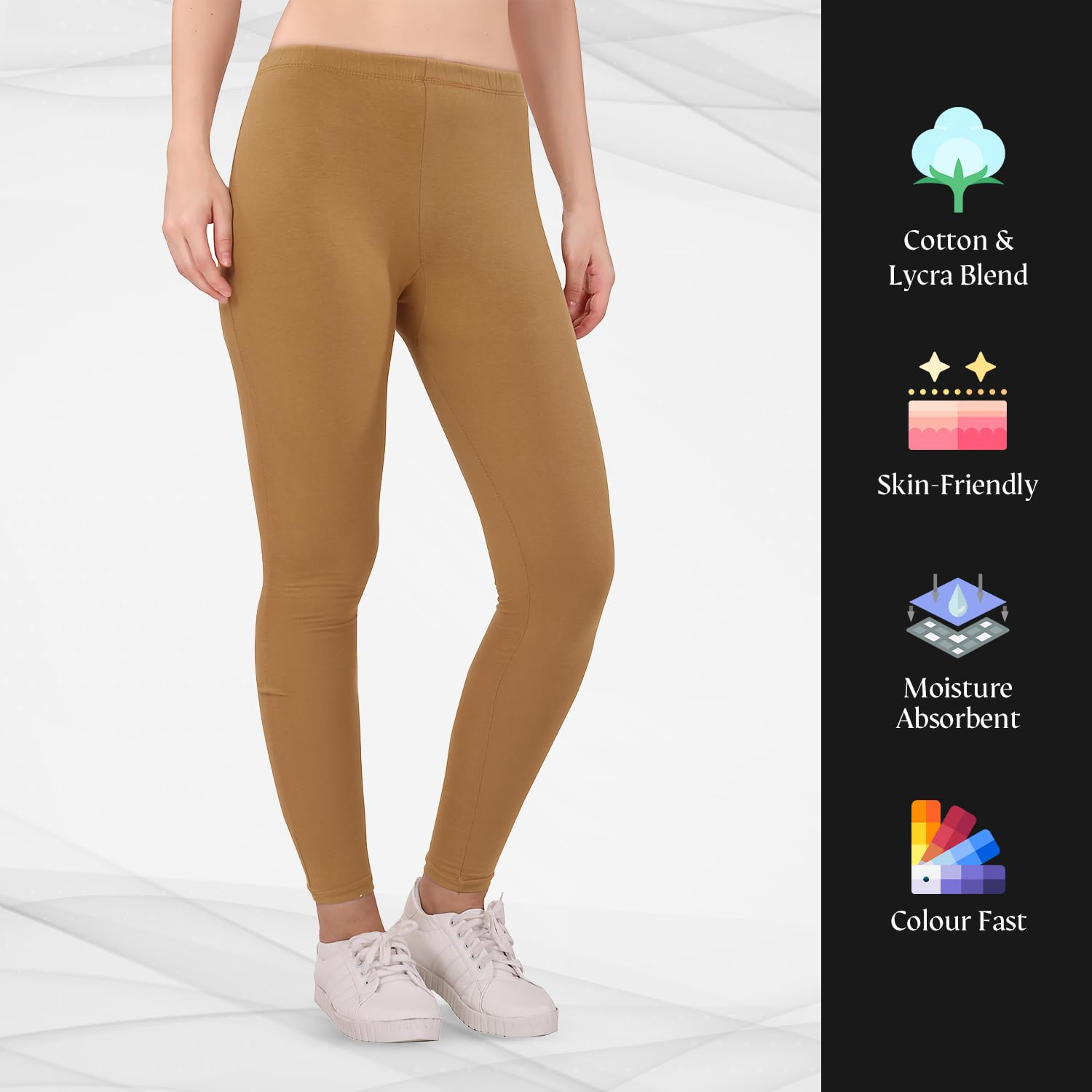 TRASA Women's Skinny-Fit Ankle Leggings - Image 126