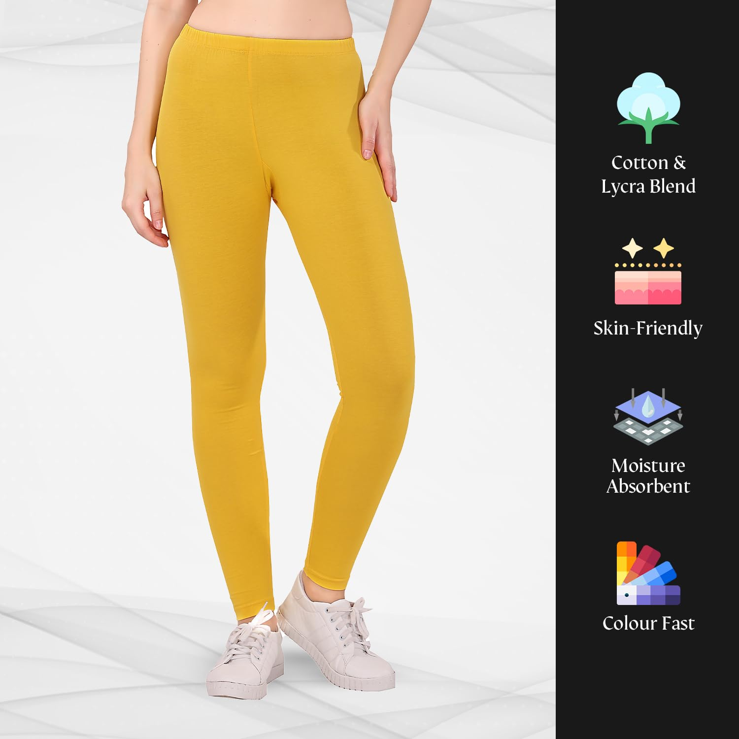 TRASA Women's Skinny-Fit Ankle Leggings - Image 135