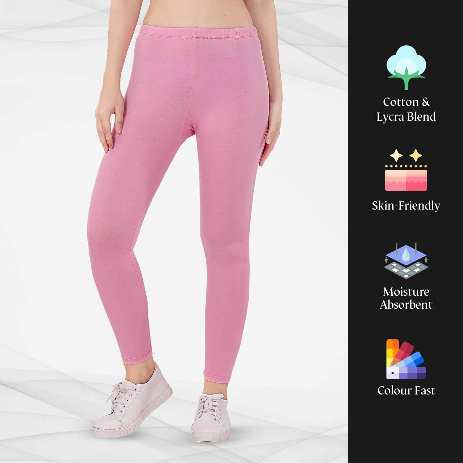 TRASA Women's Skinny-Fit Ankle Leggings - Image 152