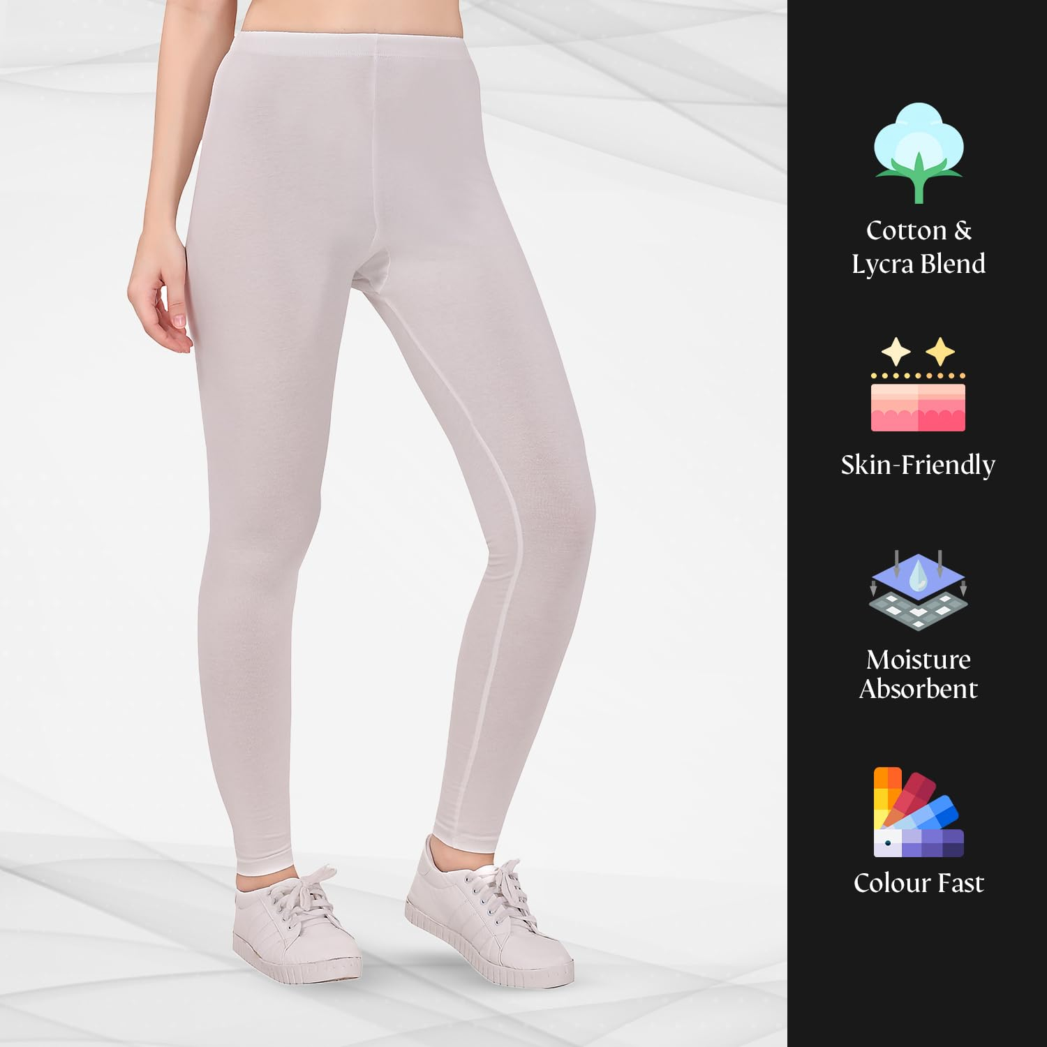 TRASA Women's Skinny-Fit Ankle Leggings - Image 160