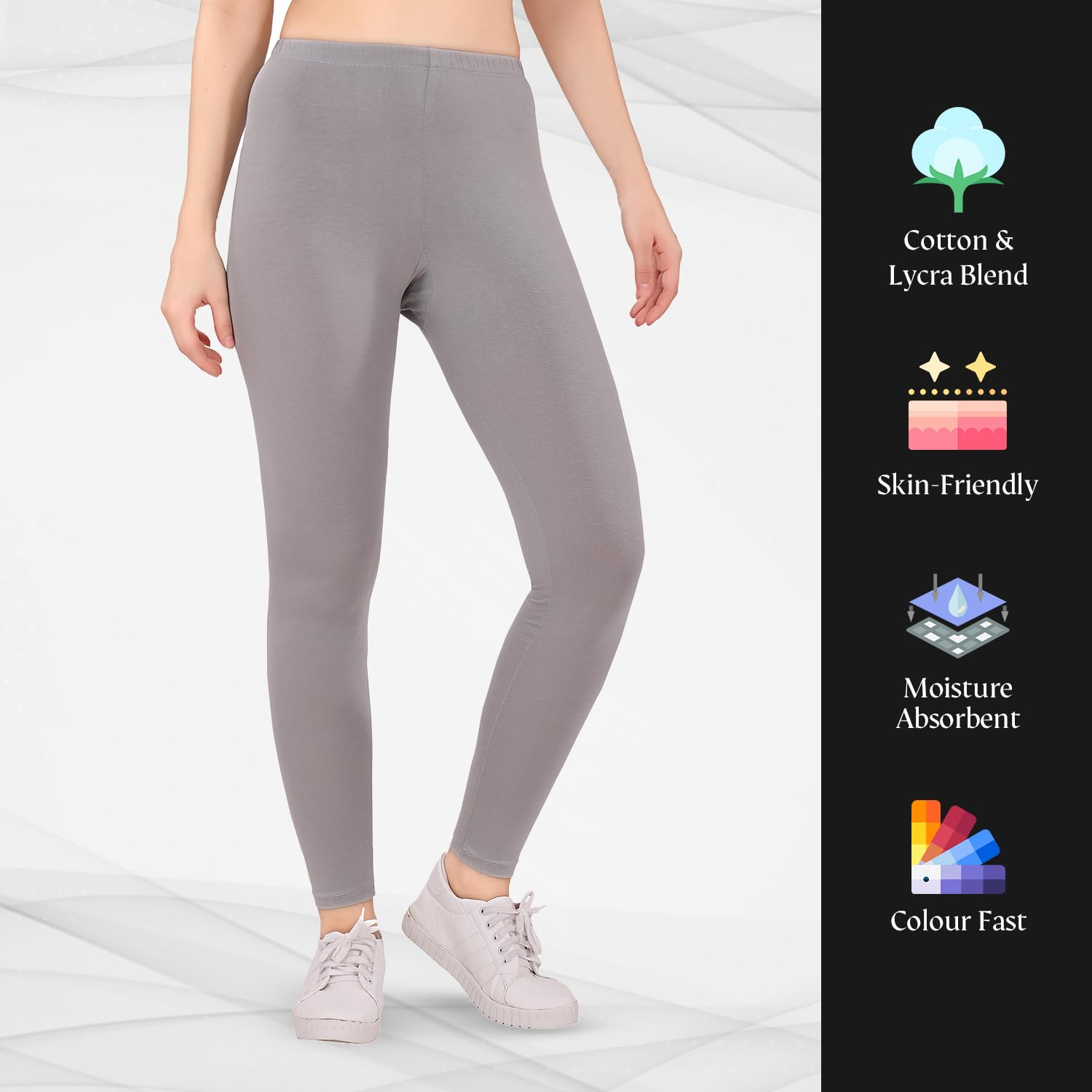 TRASA Women's Skinny-Fit Ankle Leggings - Image 177