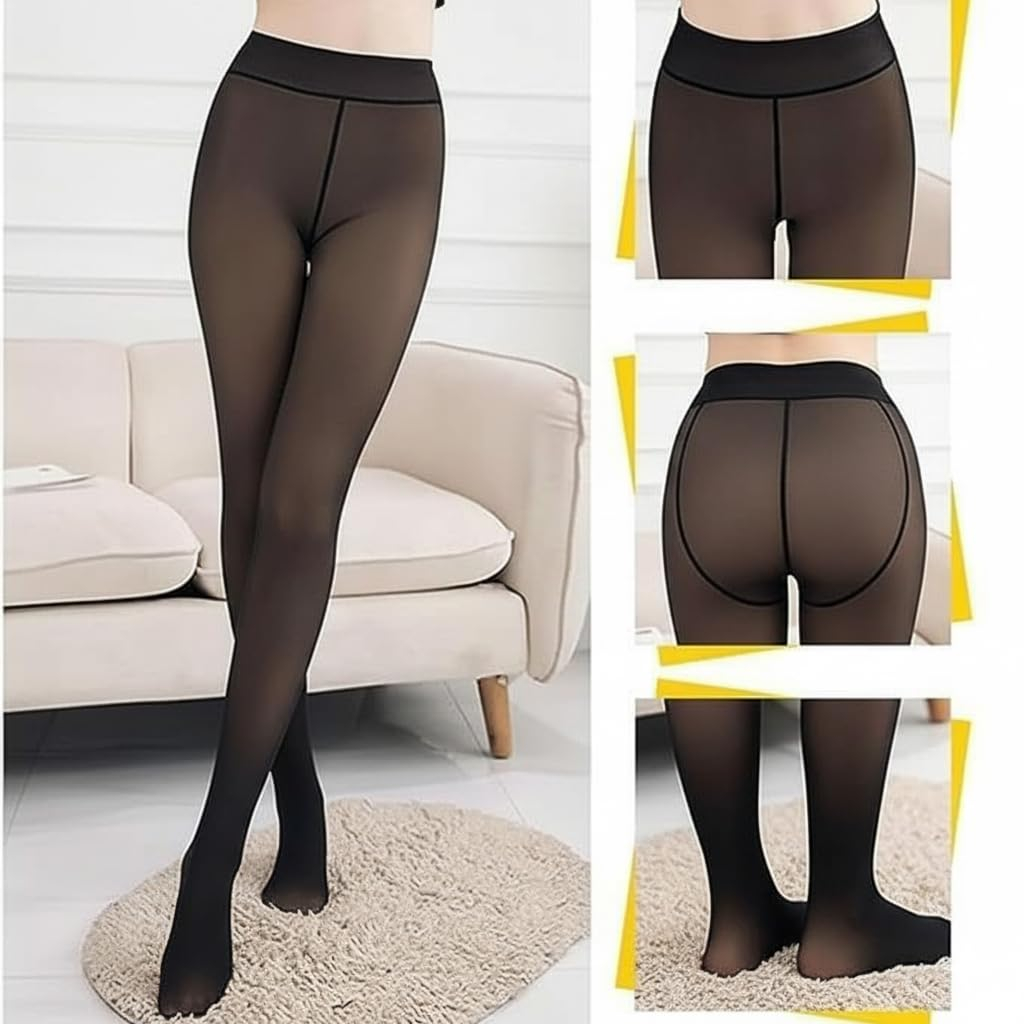 FLYNGO Women's Fleece-Lined Thermal Leggings - Image 2