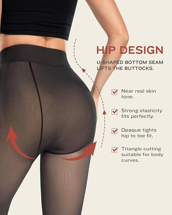 FLYNGO Women's Fleece-Lined Thermal Leggings - Image 5