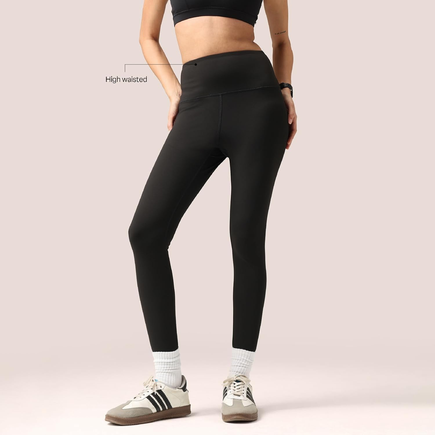 BlissClub Ultimate Leggings Lite Women's High-Waist Ankle Tights - Image 4