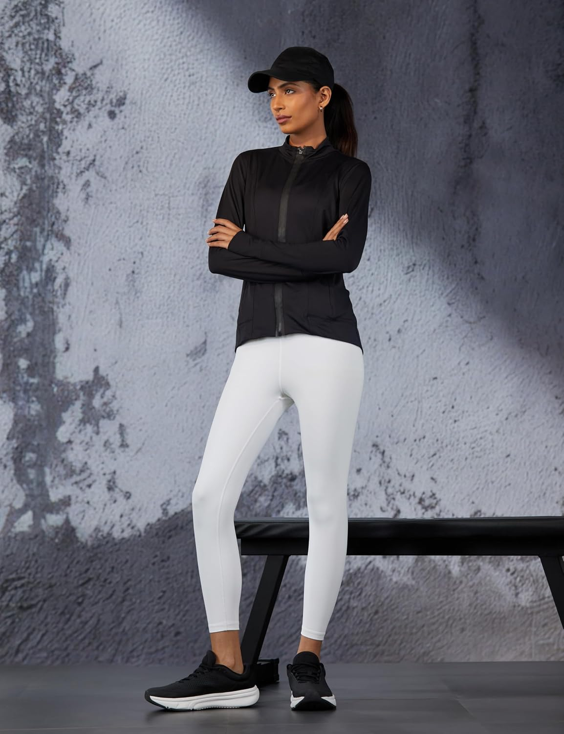 BlissClub Ultimate Leggings Lite Women's High-Waist Ankle Tights - Image 38