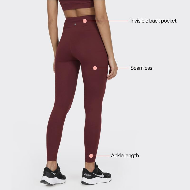 BlissClub Ultimate Leggings Lite Women's High-Waist Ankle Tights - Image 58