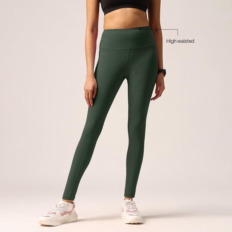 BlissClub Ultimate Leggings Lite Women's High-Waist Ankle Tights - Image 96