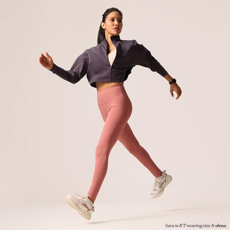 BlissClub Ultimate Leggings Lite Women's High-Waist Ankle Tights - Image 106