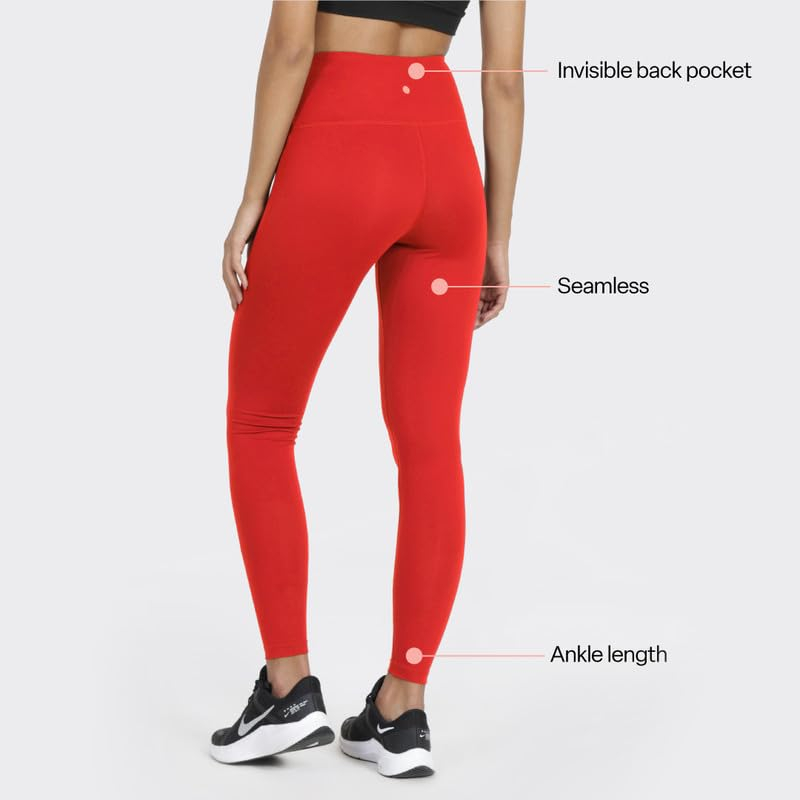 BlissClub Ultimate Leggings Lite Women's High-Waist Ankle Tights - Image 129