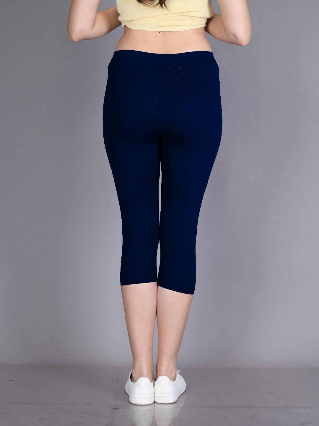 Lyra Women's High-Rise Cotton Capri Leggings - Image 10
