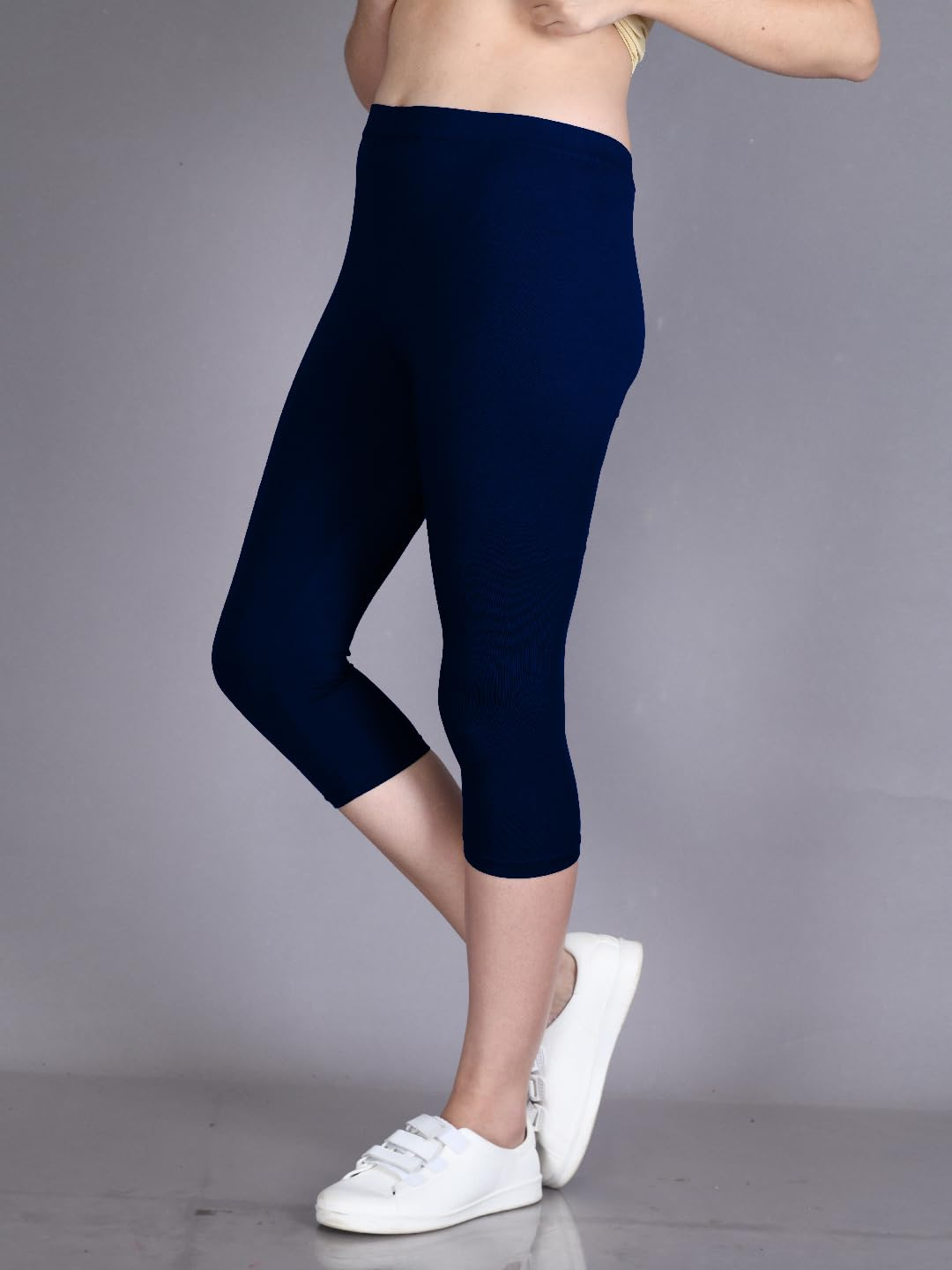 Lyra Women's High-Rise Cotton Capri Leggings - Image 11
