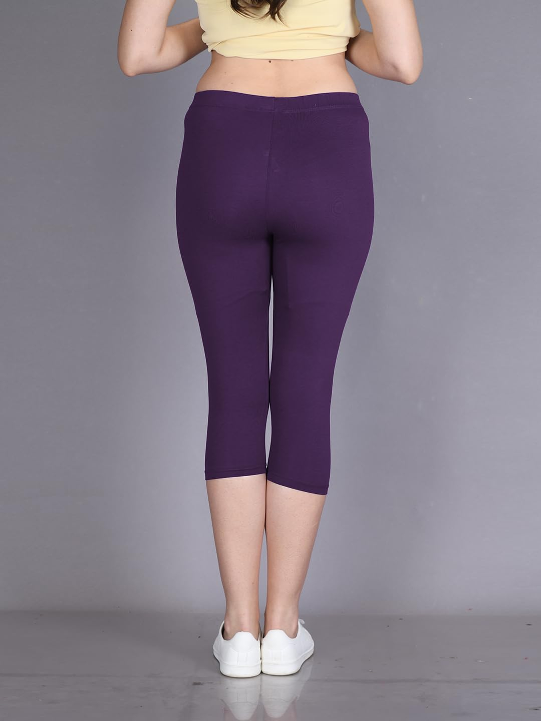 Lyra Women's High-Rise Cotton Capri Leggings - Image 29