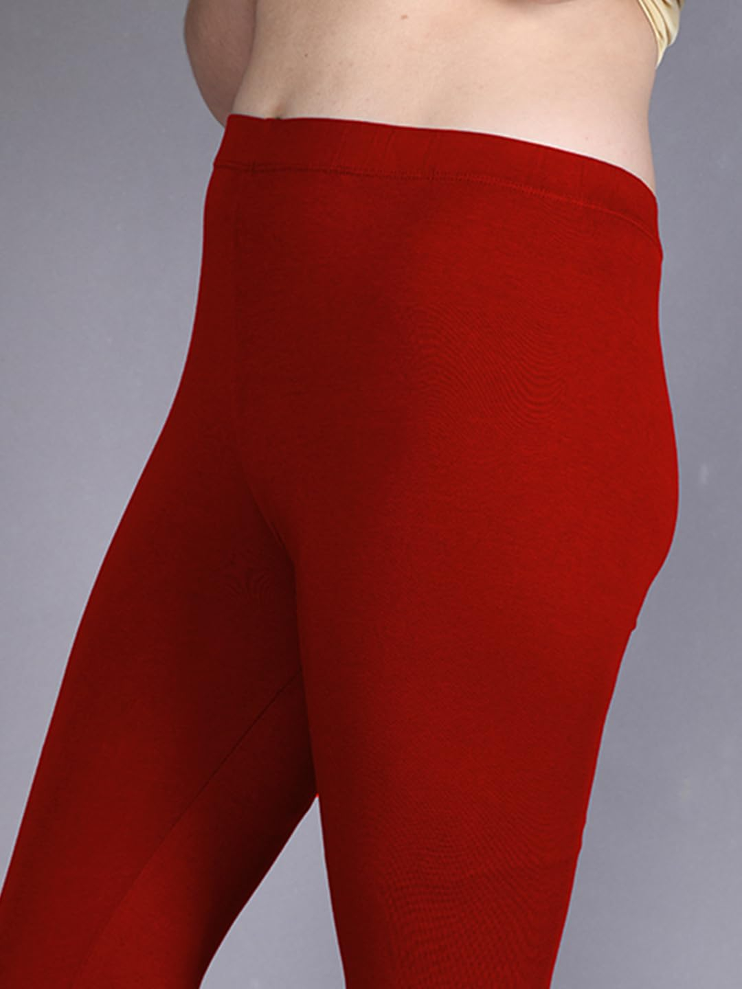 Lyra Women's High-Rise Cotton Capri Leggings - Image 121