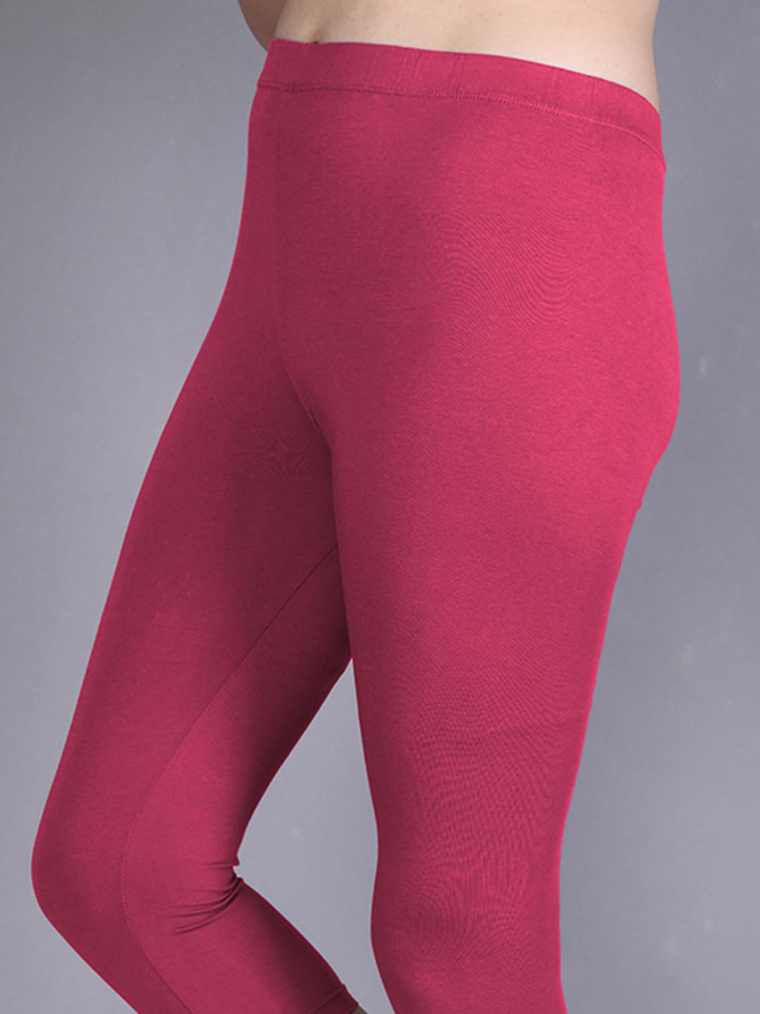 Lyra Women's High-Rise Cotton Capri Leggings - Image 180