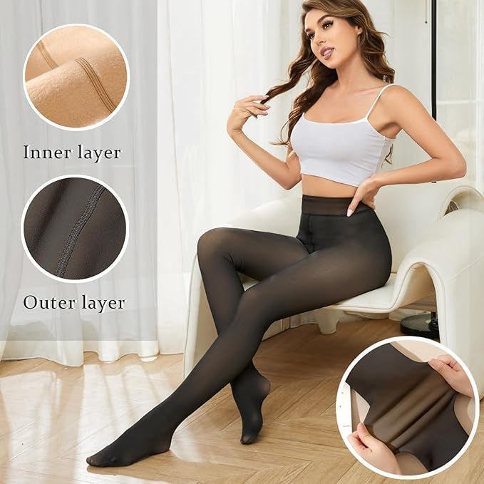 ALYNE Women's Fleece-Lined Slim-Fit Thermal Leggings - Image 12