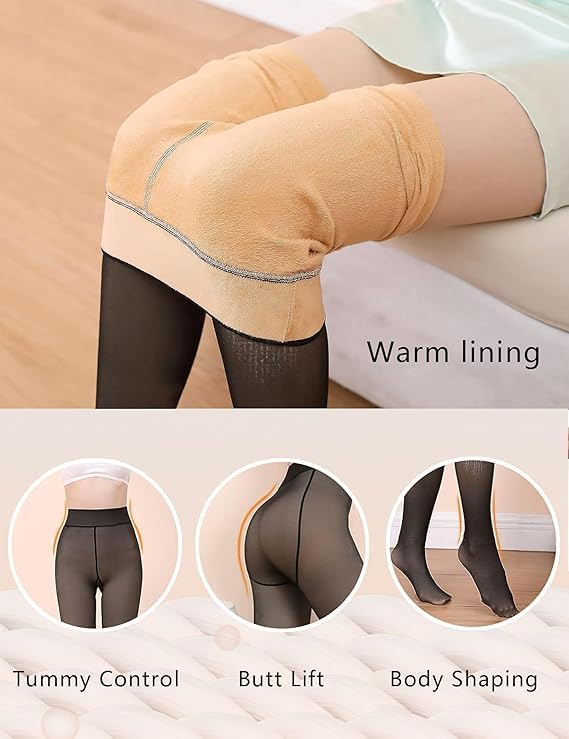 ALYNE Women's Fleece-Lined Slim-Fit Thermal Leggings - Image 13