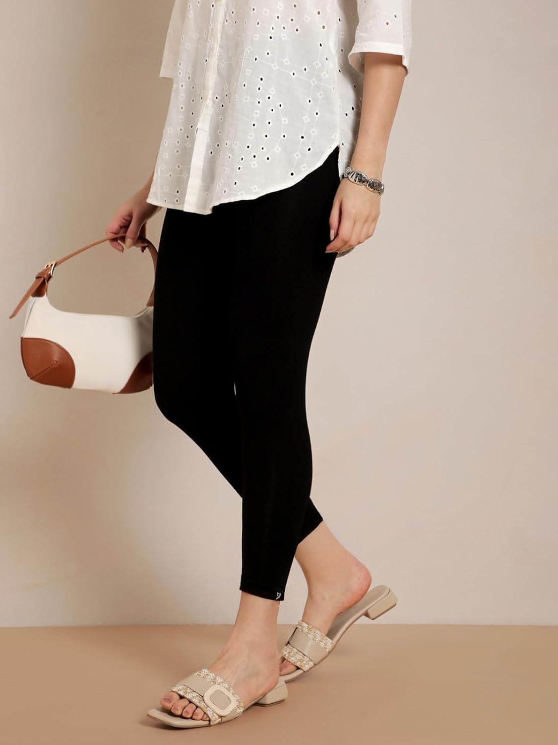 Twin Birds Women's Viscose High-Ankle Leggings - Image 2