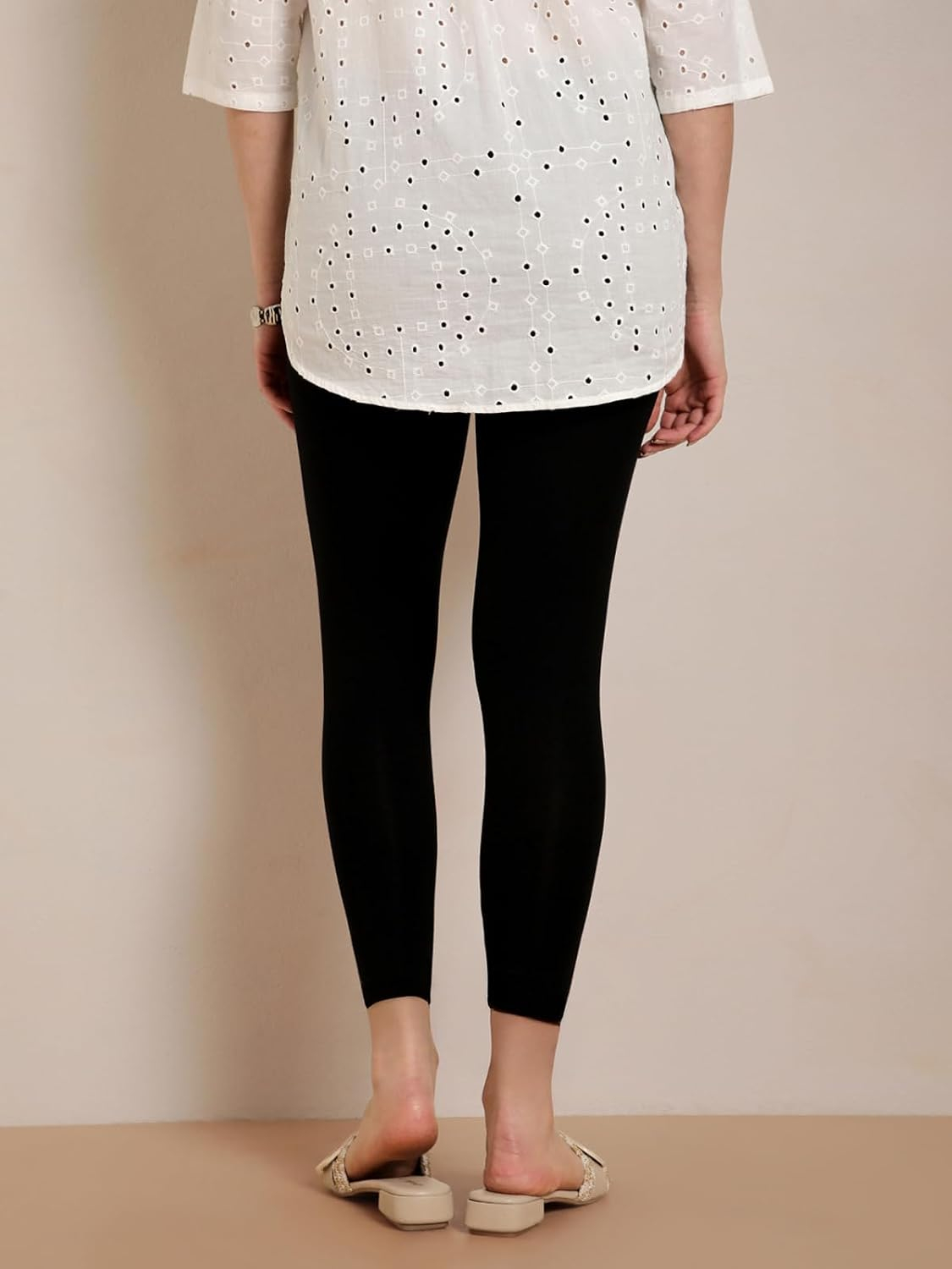 Twin Birds Women's Viscose High-Ankle Leggings - Image 4