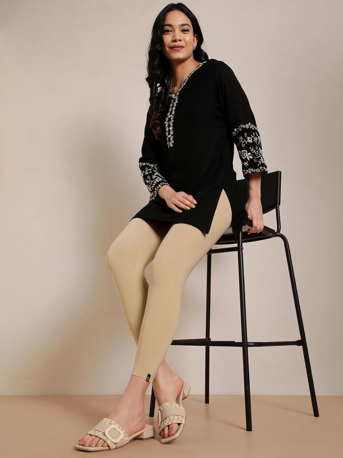 Twin Birds Women's Viscose High-Ankle Leggings - Image 25