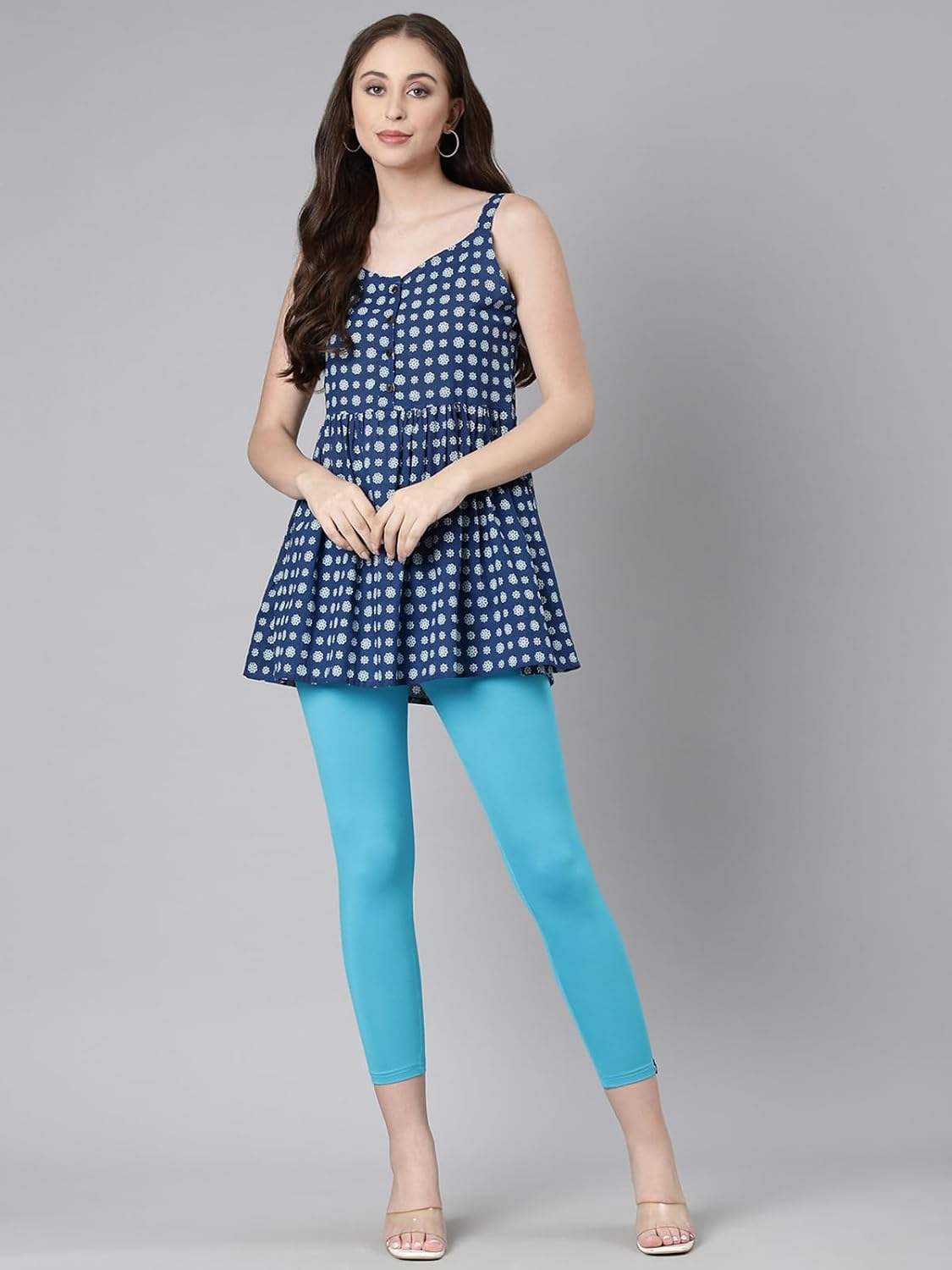 Twin Birds Women's Viscose High-Ankle Leggings - Image 36