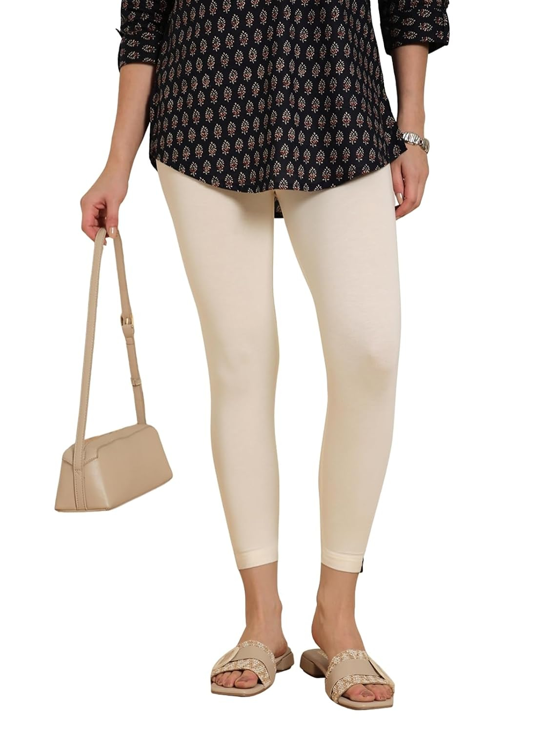 Twin Birds Women's Viscose High-Ankle Leggings - Image 38