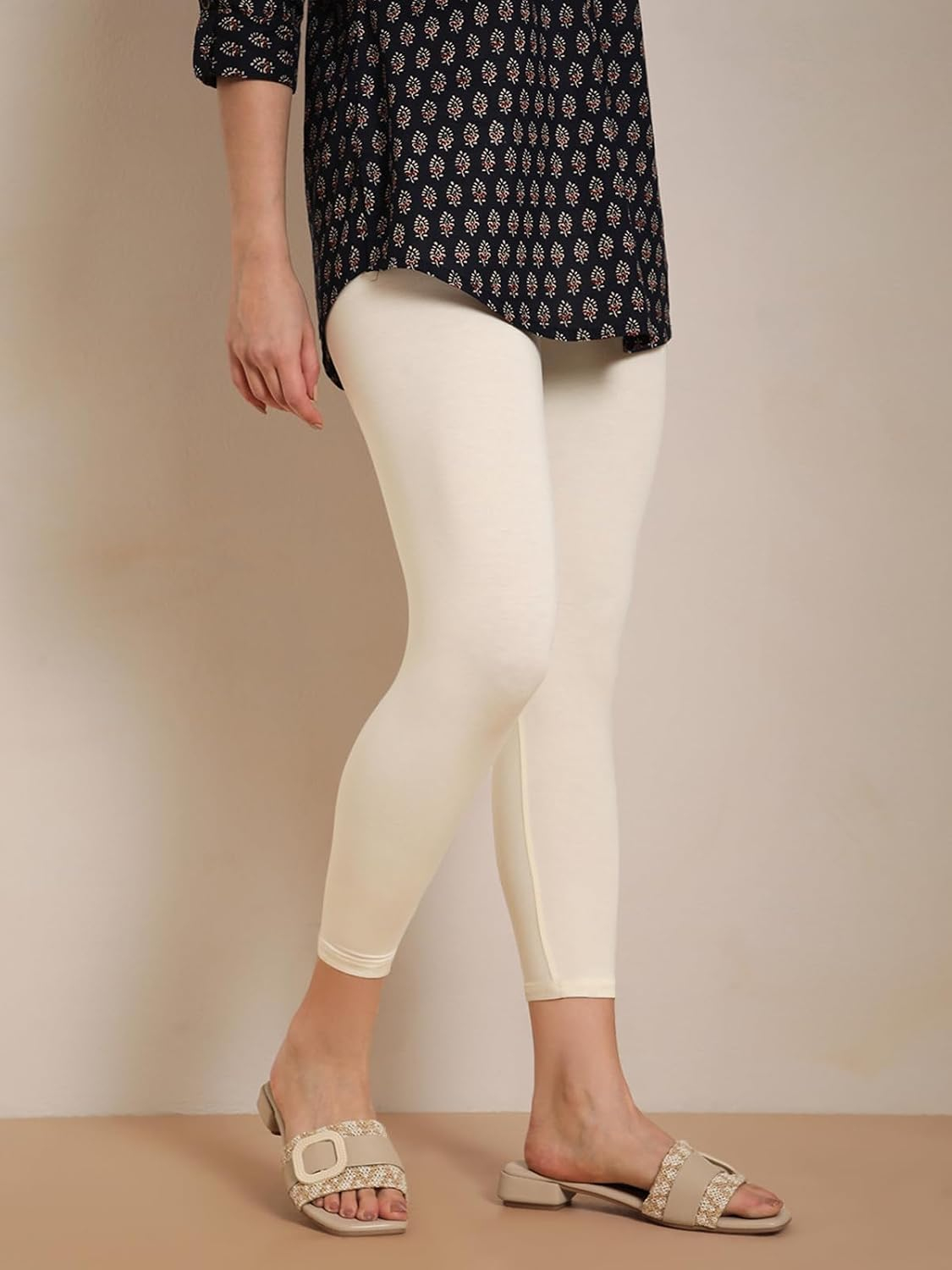 Twin Birds Women's Viscose High-Ankle Leggings - Image 40