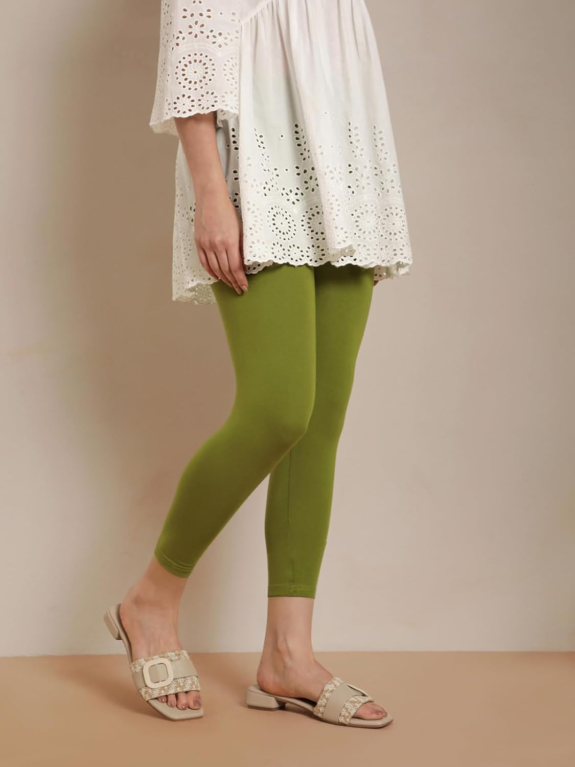 Twin Birds Women's Viscose High-Ankle Leggings - Image 46