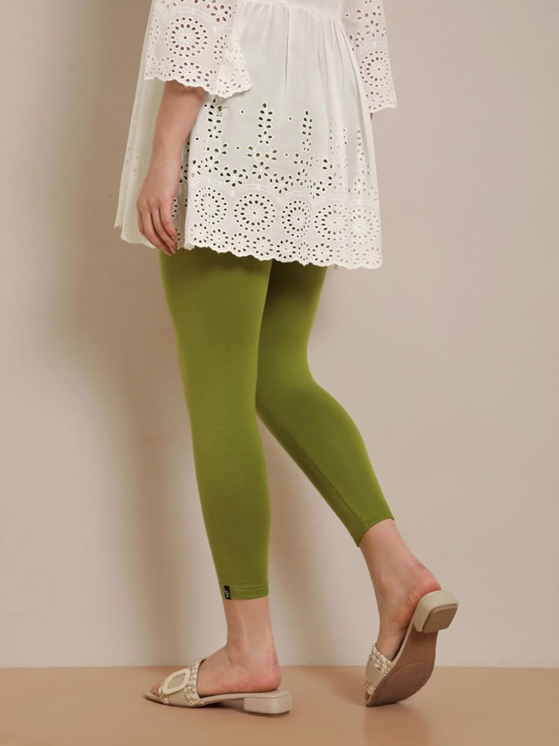 Twin Birds Women's Viscose High-Ankle Leggings - Image 47