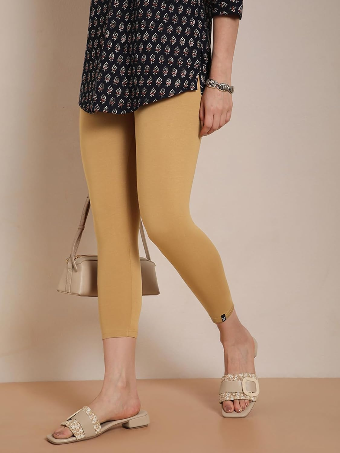 Twin Birds Women's Viscose High-Ankle Leggings - Image 51