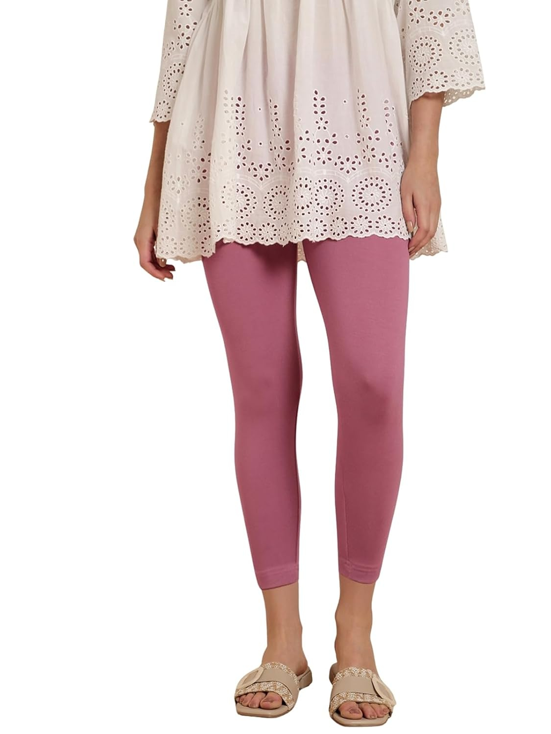 Twin Birds Women's Viscose High-Ankle Leggings - Image 62