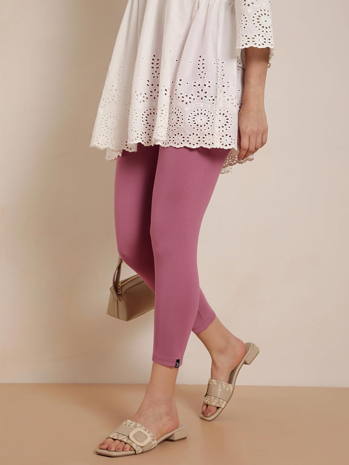 Twin Birds Women's Viscose High-Ankle Leggings - Image 63