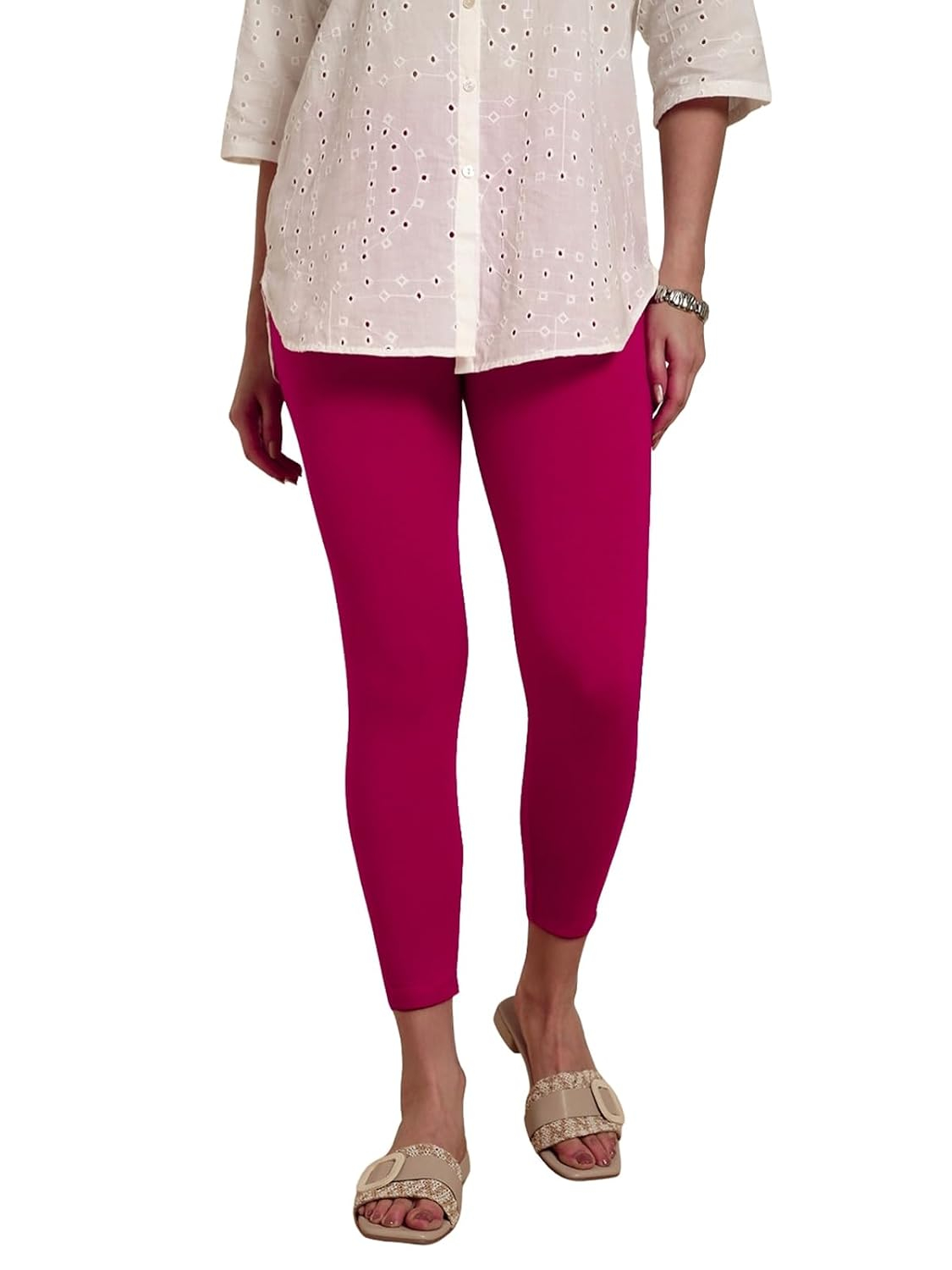 Twin Birds Women's Viscose High-Ankle Leggings - Image 69