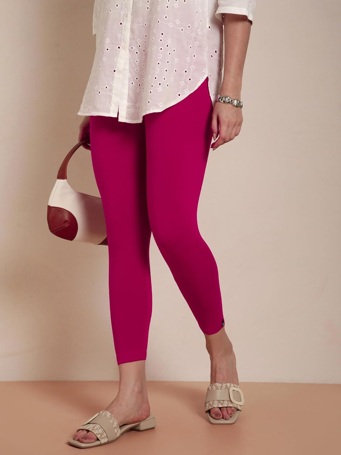Twin Birds Women's Viscose High-Ankle Leggings - Image 70